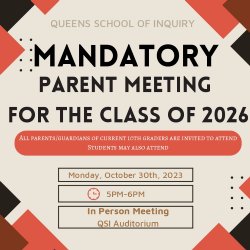 10th grade mandatory meeting